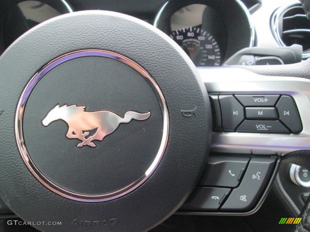 2015 Mustang EcoBoost Coupe - Magnetic Metallic / Ebony photo #13