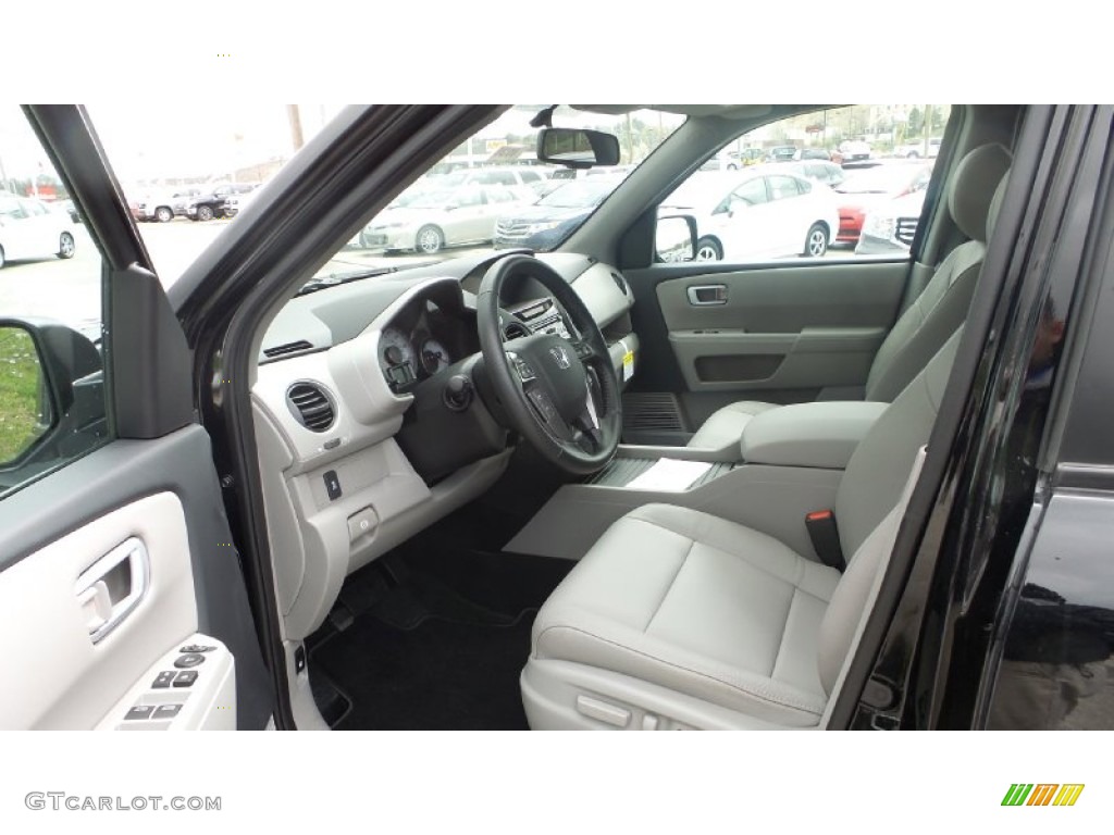 Gray Interior 2015 Honda Pilot EX-L 4WD Photo #103334759
