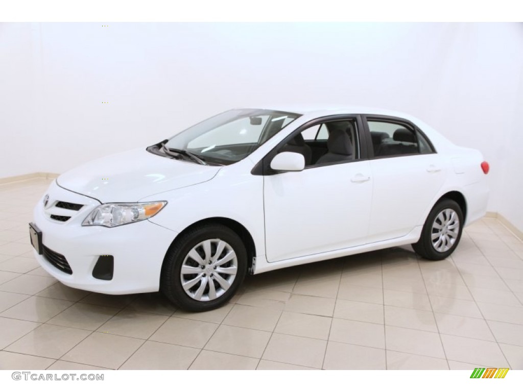 Super White 2012 Toyota Corolla LE Exterior Photo #103336600