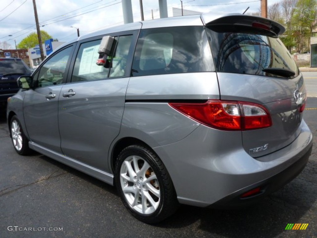 2012 MAZDA5 Touring - Liquid Silver Metallic / Black photo #10