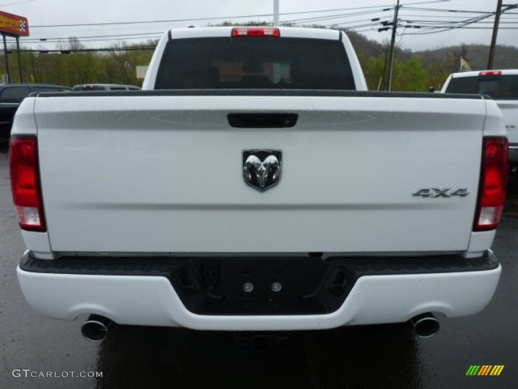 2015 1500 Express Crew Cab 4x4 - Bright White / Black/Diesel Gray photo #4