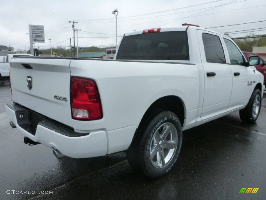 2015 1500 Express Crew Cab 4x4 - Bright White / Black/Diesel Gray photo #6