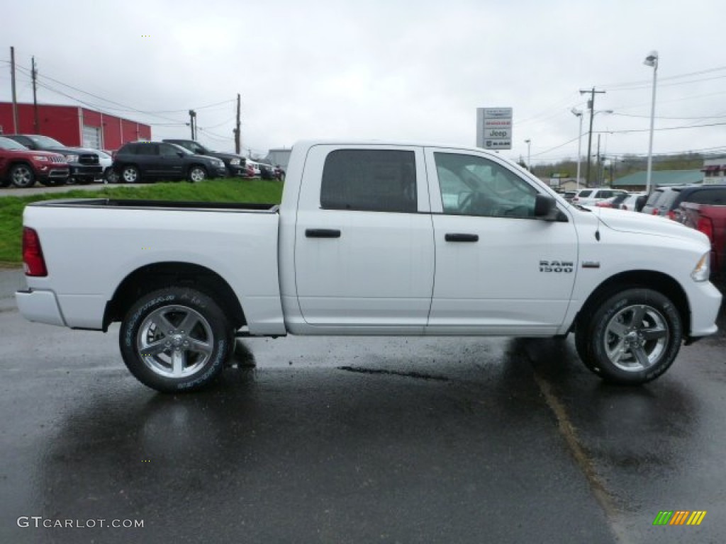 2015 1500 Express Crew Cab 4x4 - Bright White / Black/Diesel Gray photo #7