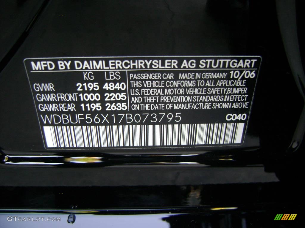2007 E 350 Sedan - Black / Black photo #19