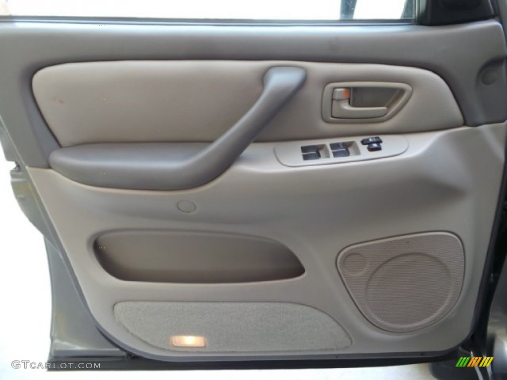 2005 Toyota Tundra SR5 Double Cab 4x4 Dark Gray Door Panel Photo #103337522