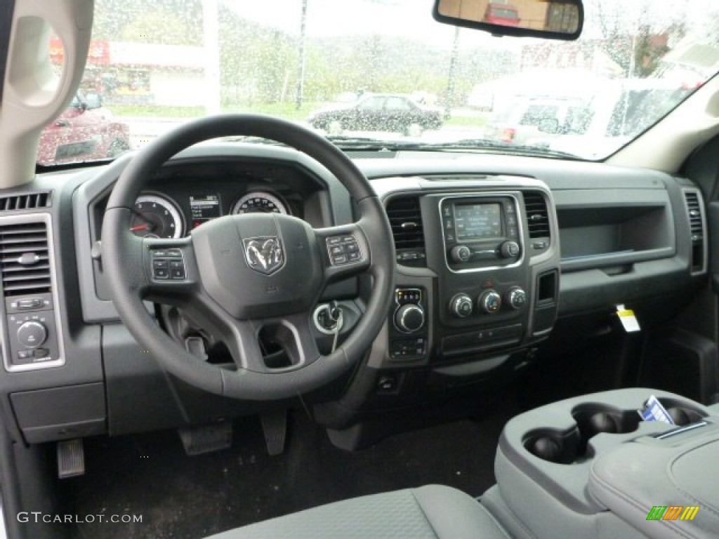 2015 1500 Express Crew Cab 4x4 - Bright White / Black/Diesel Gray photo #14