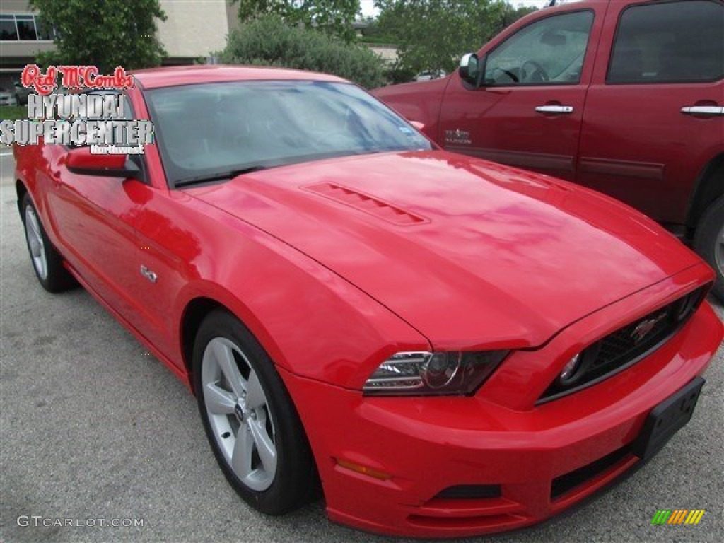 2014 Mustang GT Coupe - Race Red / Charcoal Black photo #1