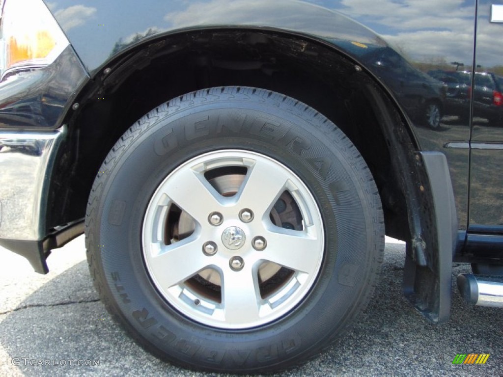 2010 Ram 1500 SLT Quad Cab 4x4 - Brilliant Black Crystal Pearl / Dark Slate/Medium Graystone photo #11