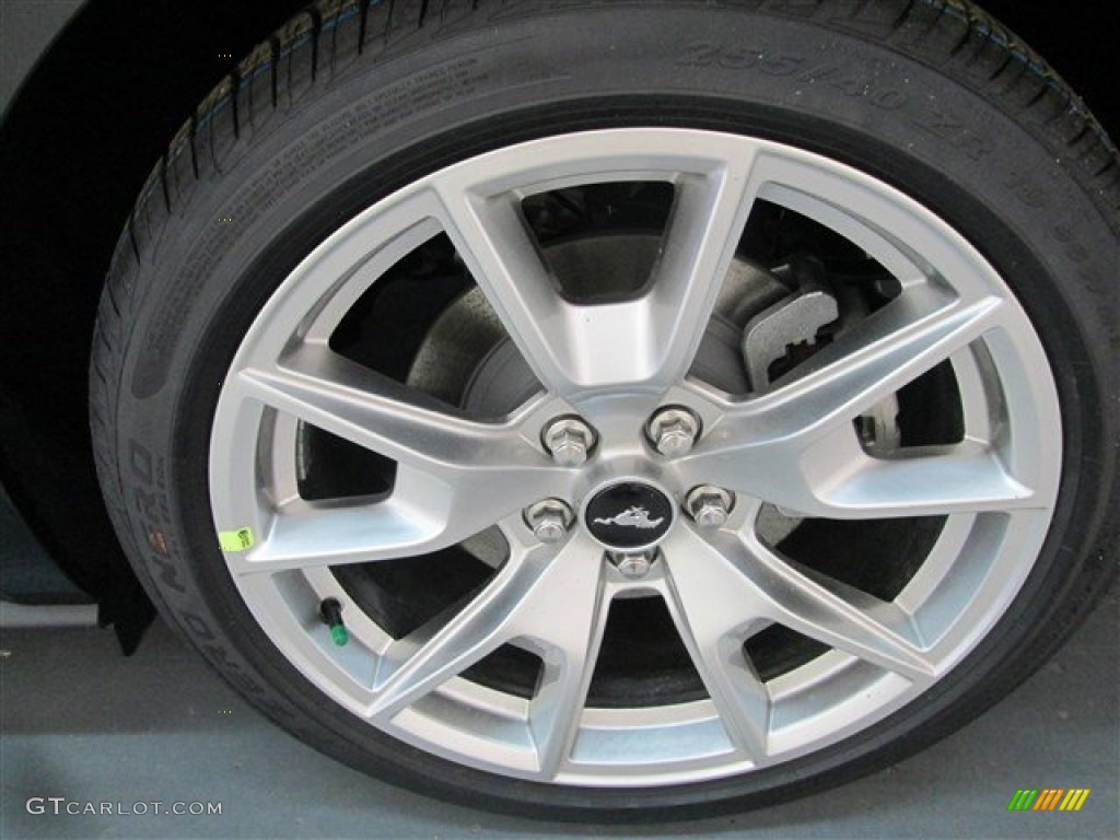 2015 Mustang EcoBoost Premium Coupe - Black / 50 Years Raven Black photo #4