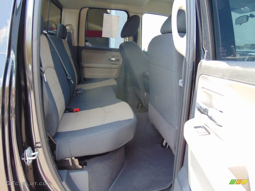 2010 Dodge Ram 1500 SLT Quad Cab 4x4 Rear Seat Photo #103338509