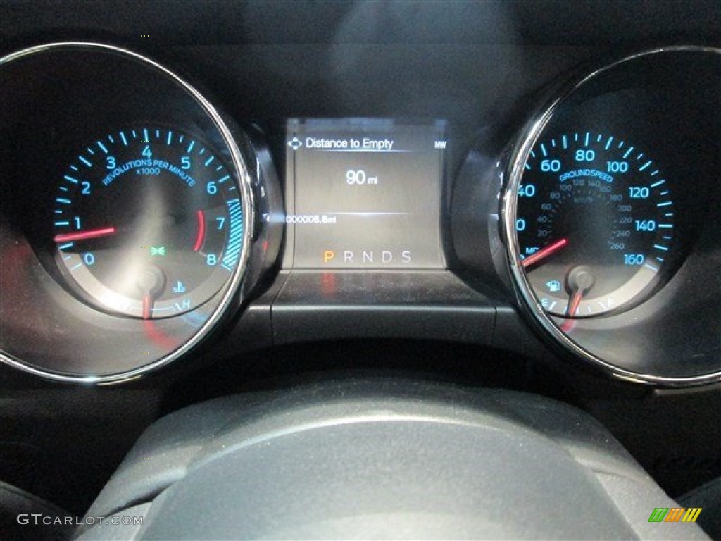 2015 Mustang EcoBoost Premium Coupe - Black / 50 Years Raven Black photo #15