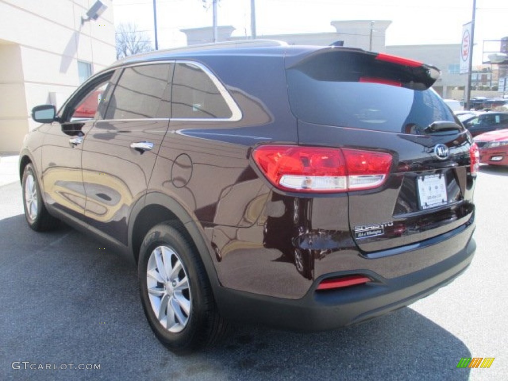 2016 Sorento LX - Dark Cherry / Satin Black photo #2