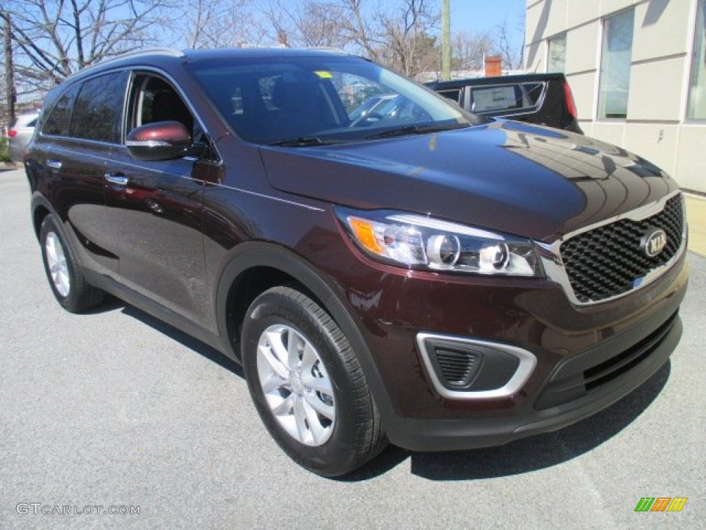 2016 Sorento LX - Dark Cherry / Satin Black photo #4