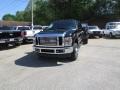 2009 Black Clearcoat Ford F350 Super Duty Lariat Crew Cab 4x4 Dually  photo #1