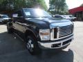 2009 Black Clearcoat Ford F350 Super Duty Lariat Crew Cab 4x4 Dually  photo #5