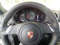Black 2015 Porsche Cayman Standard Cayman Model Steering Wheel