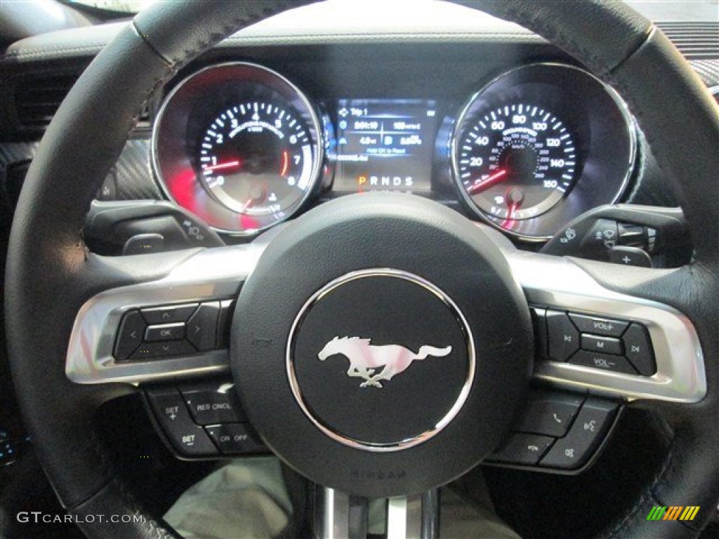 2015 Mustang V6 Coupe - Deep Impact Blue Metallic / Ebony photo #16