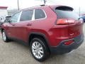 2015 Deep Cherry Red Crystal Pearl Jeep Cherokee Limited 4x4  photo #3