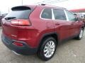 2015 Deep Cherry Red Crystal Pearl Jeep Cherokee Limited 4x4  photo #6