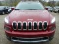 2015 Deep Cherry Red Crystal Pearl Jeep Cherokee Limited 4x4  photo #9