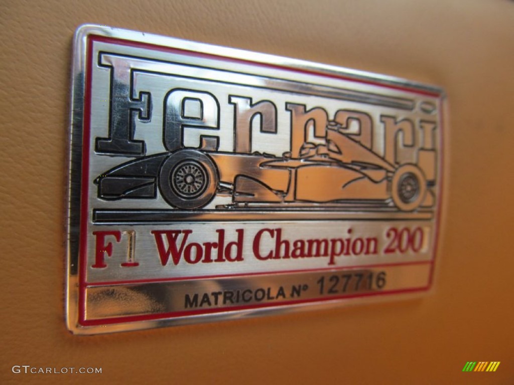 2002 Ferrari 360 Modena F1 Marks and Logos Photo #103340741