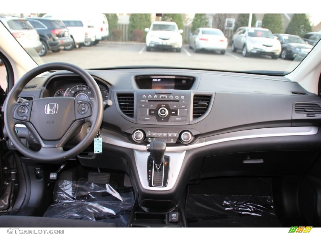 2012 Honda CR-V LX 4WD Black Dashboard Photo #103342988