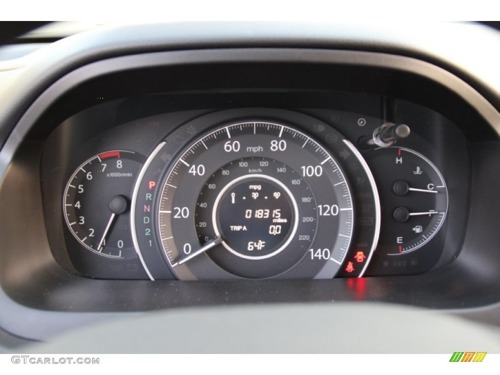 2012 Honda CR-V LX 4WD Gauges Photos