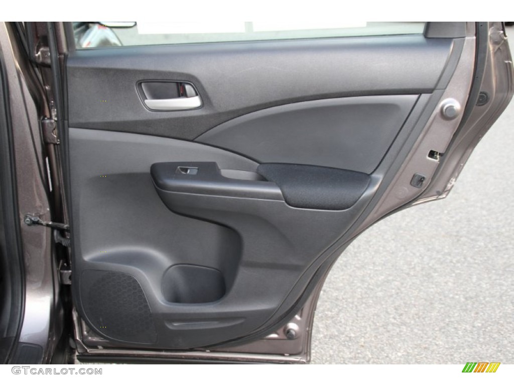 2012 Honda CR-V LX 4WD Black Door Panel Photo #103343156