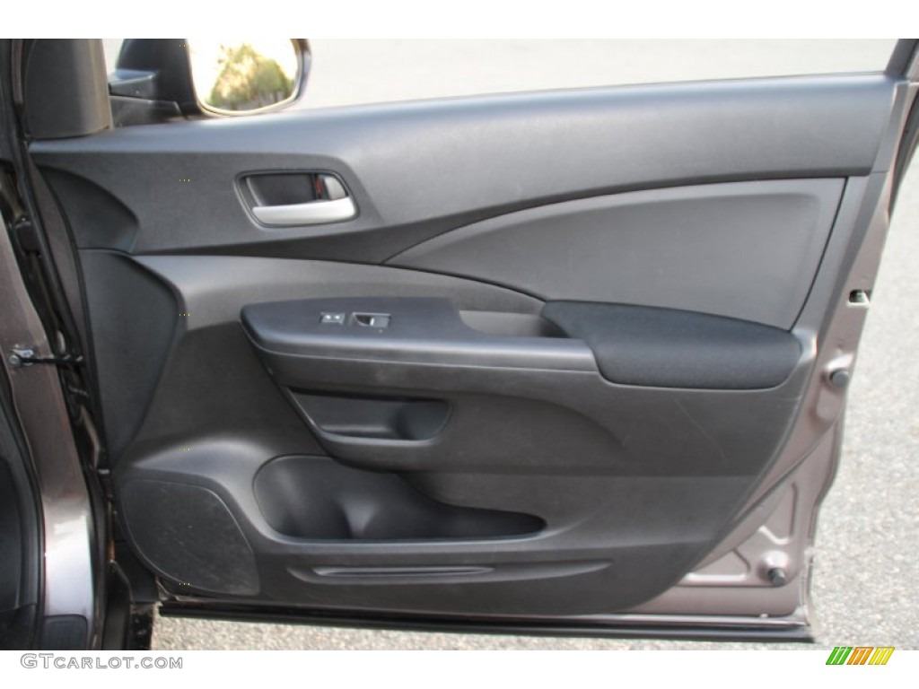 2012 Honda CR-V LX 4WD Black Door Panel Photo #103343186