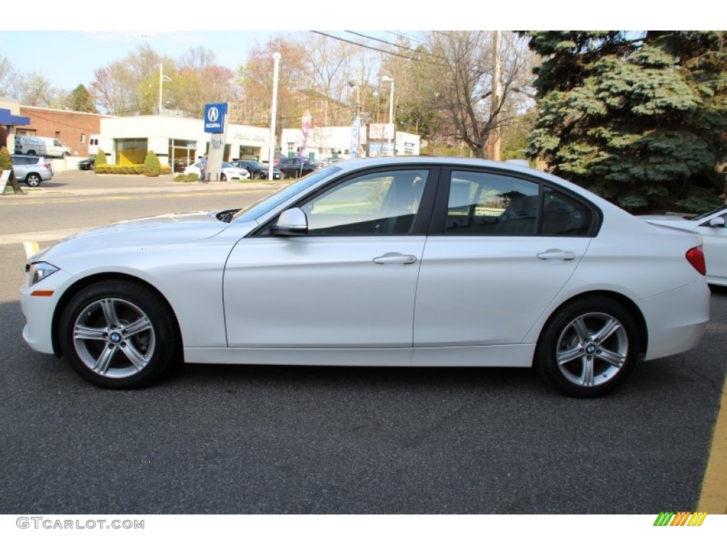 Mineral White Metallic 2014 BMW 3 Series 320i xDrive Sedan Exterior Photo #103344824