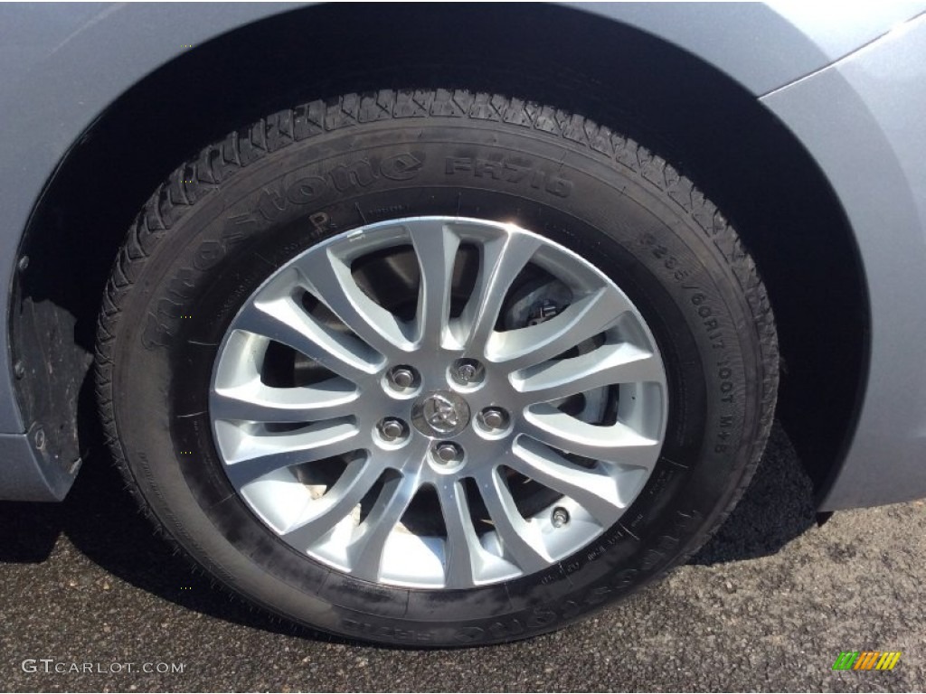 2014 Sienna XLE - Silver Sky Metallic / Light Gray photo #20