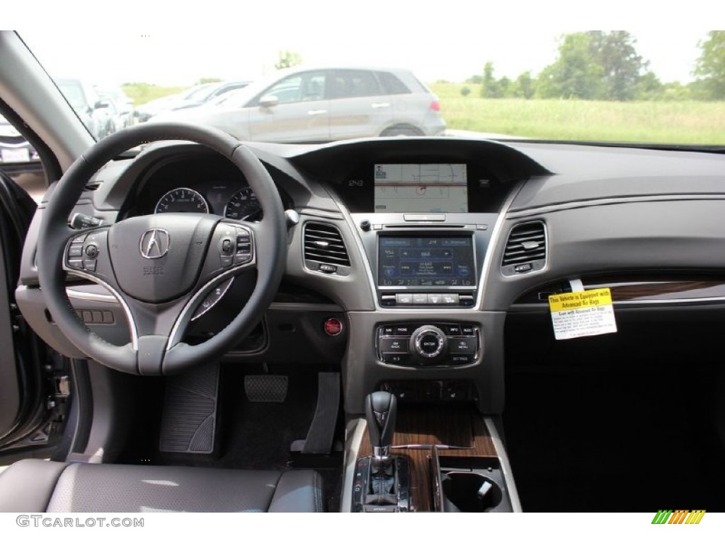 2016 Acura RLX Technology Ebony Dashboard Photo #103349726