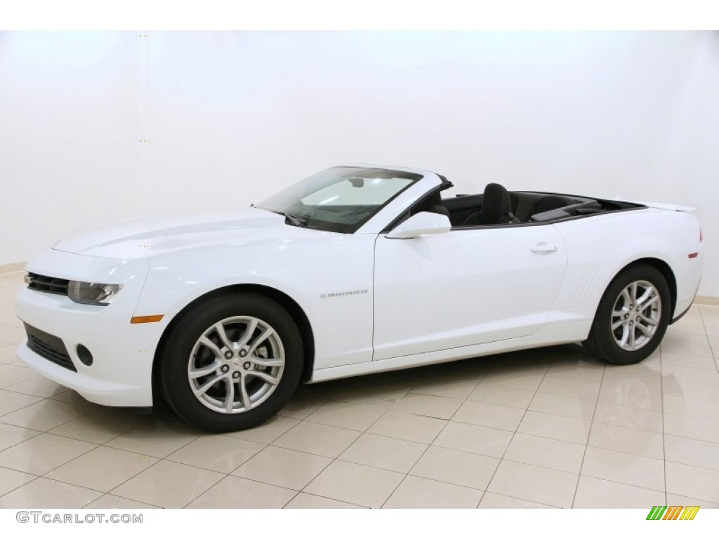 2015 Camaro LT Convertible - Summit White / Black photo #4