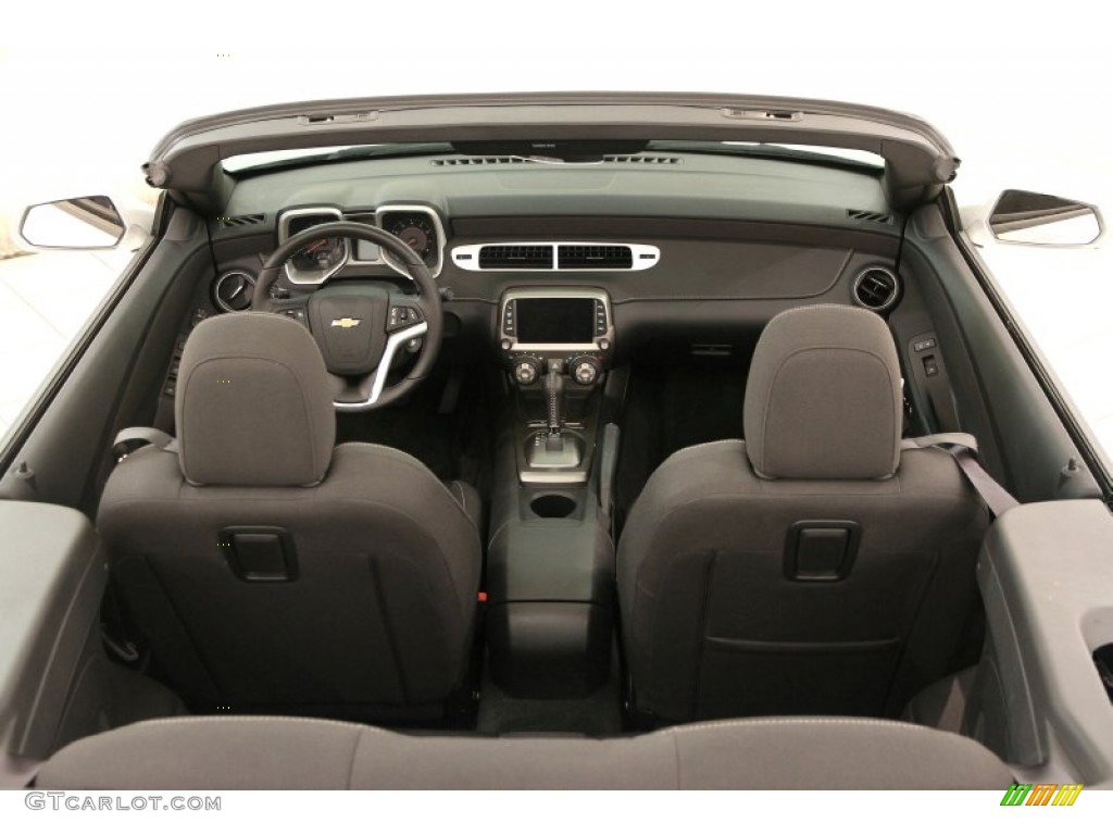 2015 Chevrolet Camaro LT Convertible Black Dashboard Photo #103350083