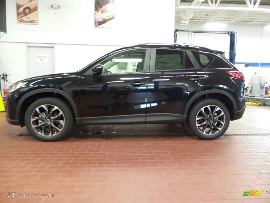 Jet Black Mica 2016 Mazda CX-5 Grand Touring AWD Exterior Photo #103350782