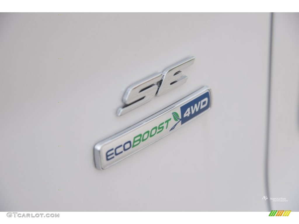 2015 Escape SE 4WD - Oxford White / Charcoal Black photo #6