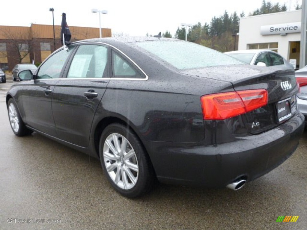 2015 A6 2.0T Premium Plus quattro Sedan - Oolong Gray Metallic / Nougat Brown photo #3