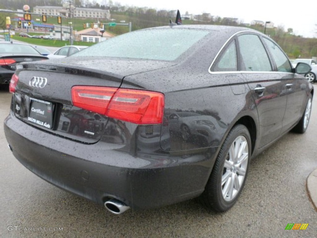 2015 A6 2.0T Premium Plus quattro Sedan - Oolong Gray Metallic / Nougat Brown photo #5