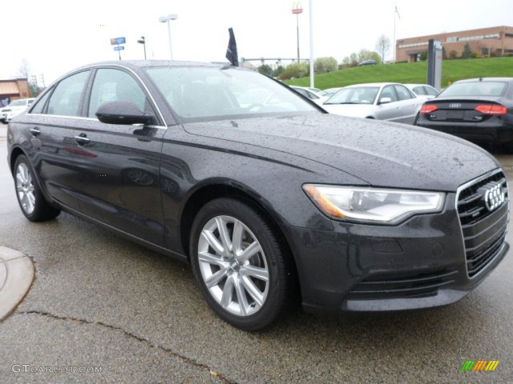 2015 A6 2.0T Premium Plus quattro Sedan - Oolong Gray Metallic / Nougat Brown photo #6