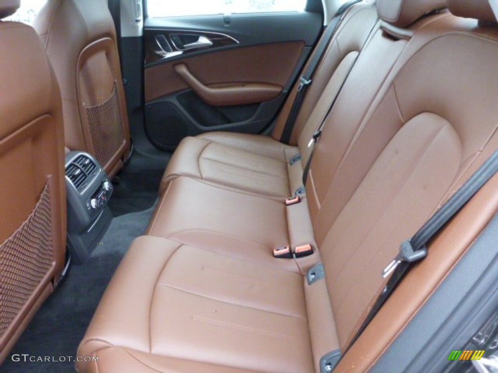 2015 A6 2.0T Premium Plus quattro Sedan - Oolong Gray Metallic / Nougat Brown photo #10