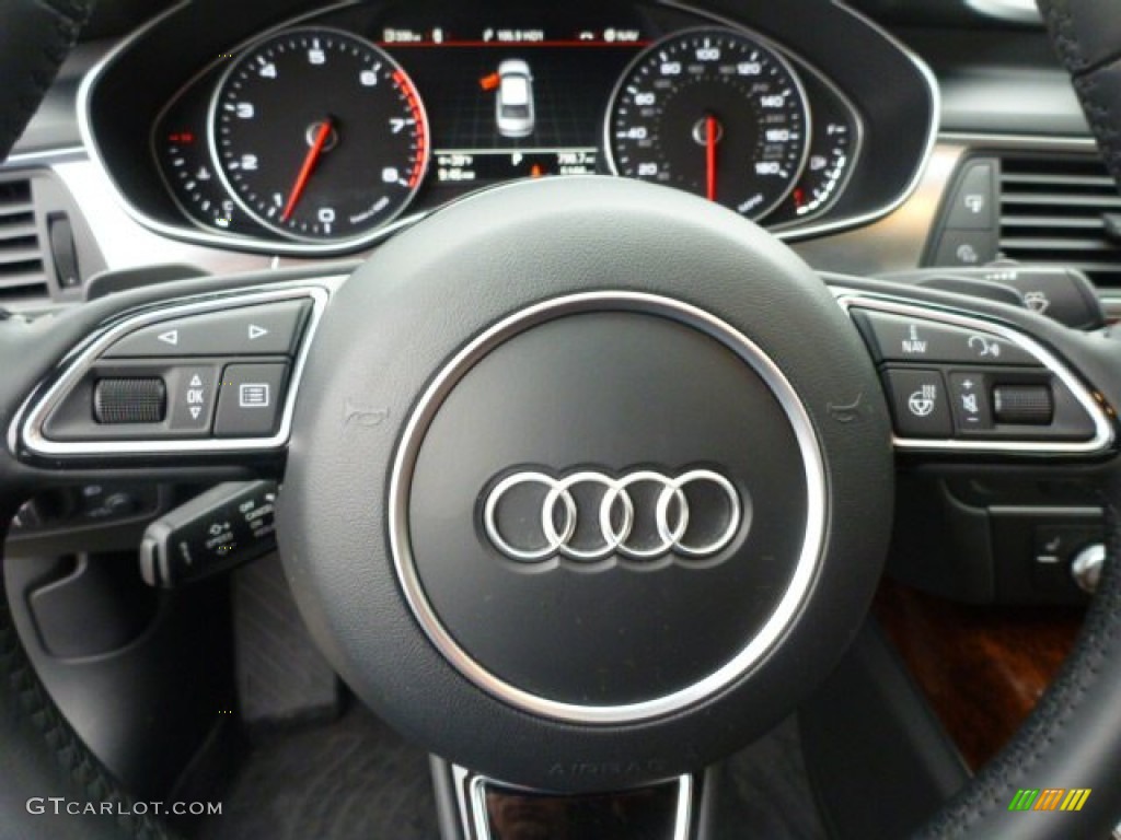 2015 A6 2.0T Premium Plus quattro Sedan - Oolong Gray Metallic / Nougat Brown photo #15