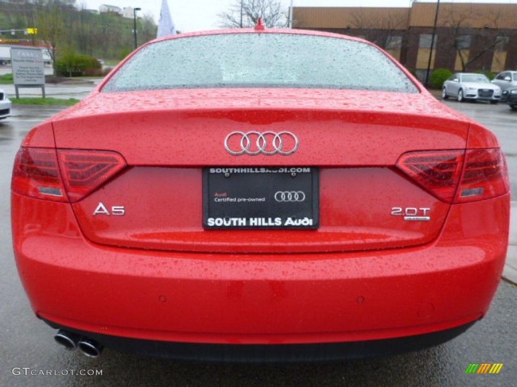 2014 A5 2.0T quattro Coupe - Brilliant Red / Black photo #4