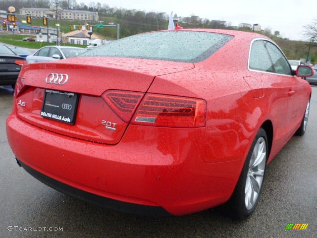 2014 A5 2.0T quattro Coupe - Brilliant Red / Black photo #5