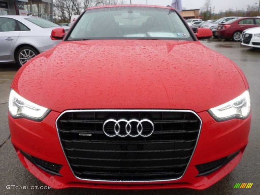 2014 A5 2.0T quattro Coupe - Brilliant Red / Black photo #7