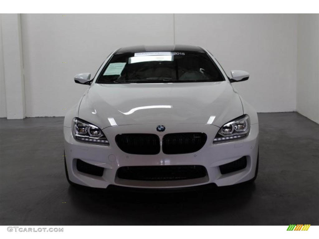 2015 M6 Coupe - Alpine White / Black photo #7