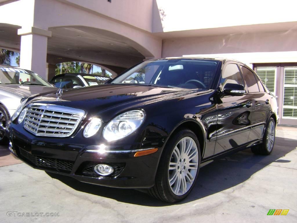 2007 E 350 Sedan - Black / Black photo #1