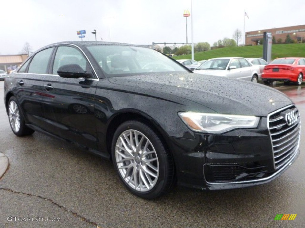 Mythos Black Metallic 2016 Audi A6 2.0 TFSI Premium Plus quattro Exterior Photo #103354838