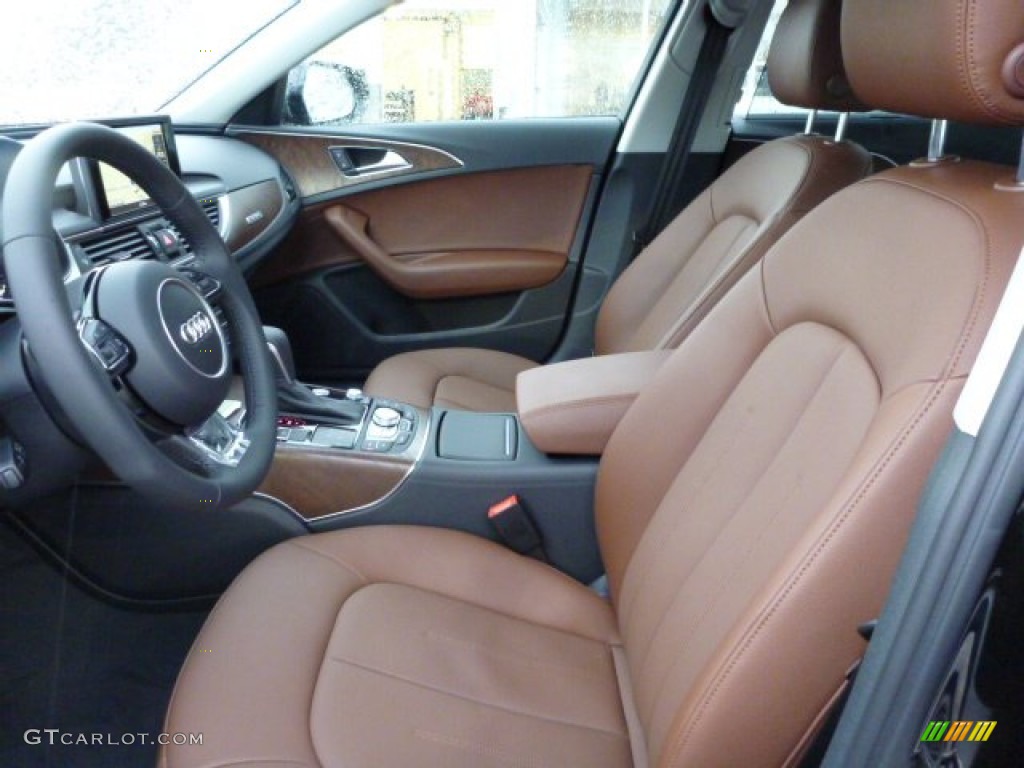 Nougat Brown Interior 2016 Audi A6 2.0 TFSI Premium Plus quattro Photo #103354898