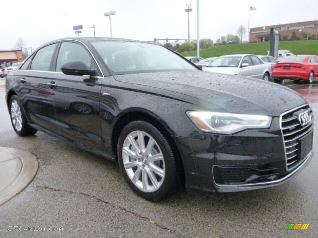 Mythos Black Metallic 2016 Audi A6 3.0 TFSI Premium Plus quattro Exterior Photo #103355108