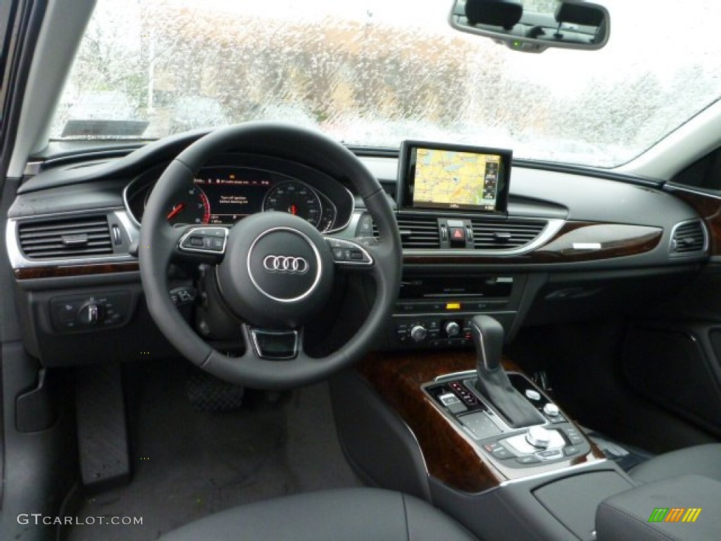 Black Interior 2016 Audi A6 3.0 TFSI Premium Plus quattro Photo #103355201